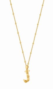 Naszyjnik J Blossom Letter Gold