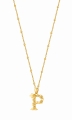 Naszyjnik P Blossom Letter Gold
