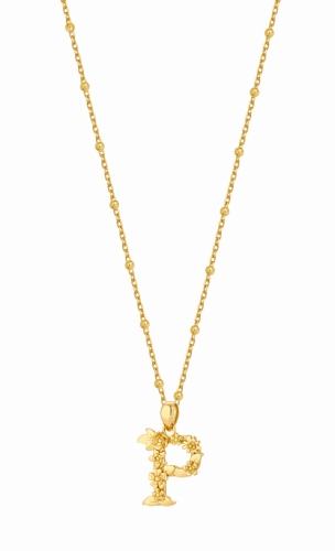 Naszyjnik P Blossom Letter Gold