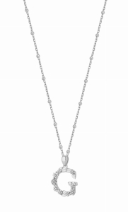 Naszyjnik G Blossom Letter Silver