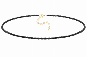Choker Black Onyks Gold