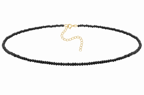 Choker Black Onyks Gold