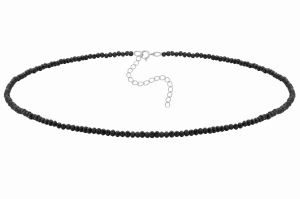 Choker Black Onyks Silver