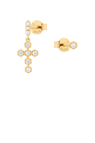 Kolczyki Hope Cross Gold (złoto próby 585)