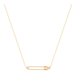 Naszyjnik Safety Pin Gold (próba 585)
