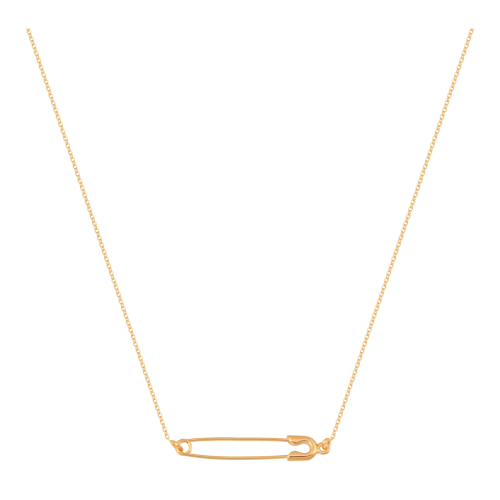 Naszyjnik Safety Pin Gold (próba 585)