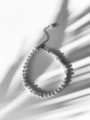 Bransoletka Anklet Pearls Silver