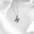 Naszyjnik N Blossom Letter Silver