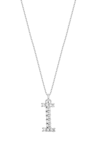 Naszyjnik I Sparkle Letter Silver 