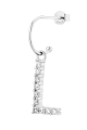 Kolczyk Vanilla Letter Silver