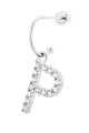 Kolczyk Vanilla Letter Silver