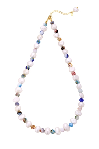 Naszyjnik Fleur Pearls Gold