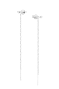 Kolczyki Long Dots Silver