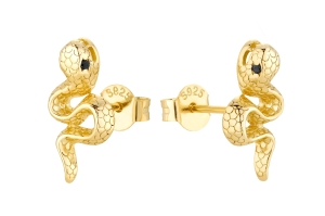 Kolczyki Snake Gold 