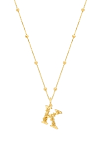 Naszyjnik K Blossom Letter Gold