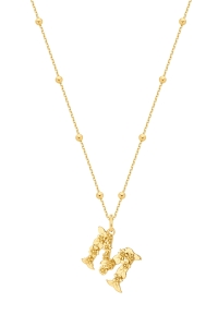 Naszyjnik M Blossom Letter Gold