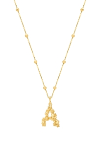 Naszyjnik A Blossom Letter Gold