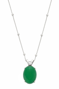 Naszyjnik Kiwi Oval Silver