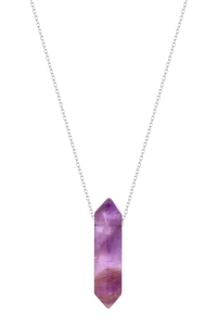 Naszyjnik Natural Amethyst Silver 