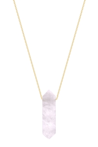 Naszyjnik Natural Crystal Gold
