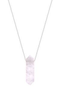Naszyjnik Natural Crystal Silver
