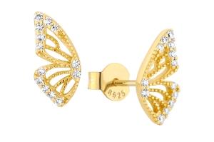 Kolczyki Half Butterfly Gold