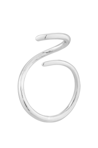 Nausznica Double Hoop Silver