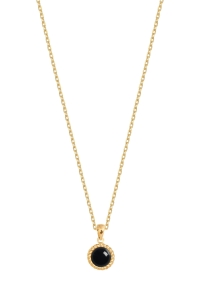 Around Onyx Necklace (14k Gold)