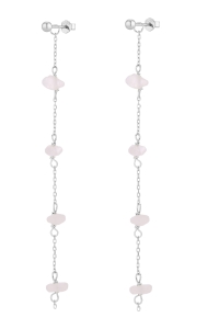 Kolczyki Joy Pink Silver 