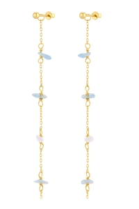 Kolczyki Joy Blue Gold 