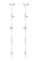 Kolczyki Joy Blue Silver