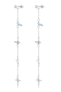 Kolczyki Joy Blue Silver