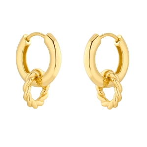 Braid Gold Earrings