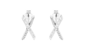 Crossroad Silver Earrings