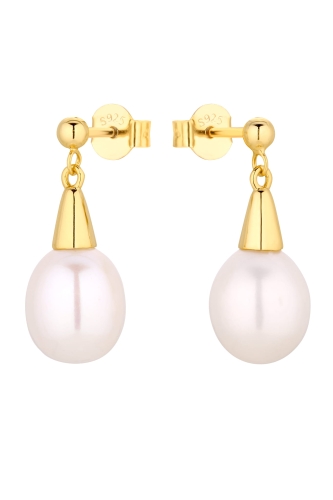 Kolczyki Clam Pearls Gold