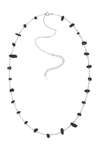 Naszyjnik Joy Black Silver