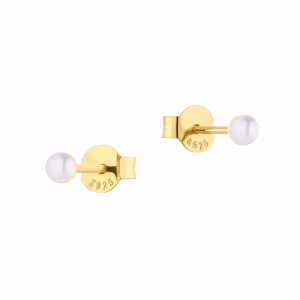 Kolczyki Mini Pearls Gold