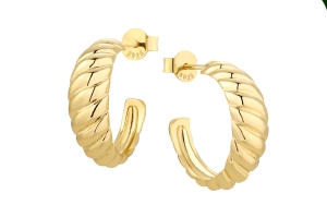 Kolczyki Dune Hoops Gold 