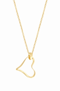 Flame Necklace (14k Gold)