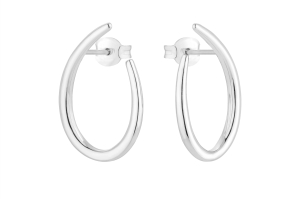 Lotus Silver Earrings