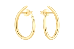 Lotus Gold Earrings