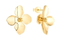 Kolczyki kwiaty złote