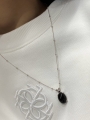 Naszyjnik Moxie Oval Silver