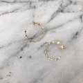 Kolczyki Twisted Stars Gold